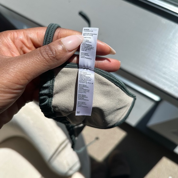 American Apparel Olive Bikini Top - Picture 2 of 2